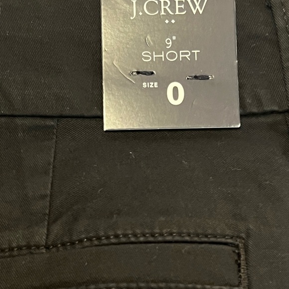 NWT J. Crew 9” Bermuda Shorts Black size 0 high rise modest - Picture 10 of 14